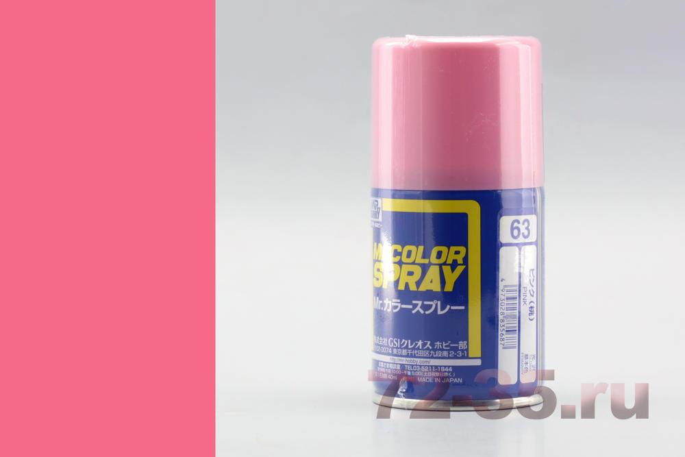 Краска-спрей MR.HOBBY PINK