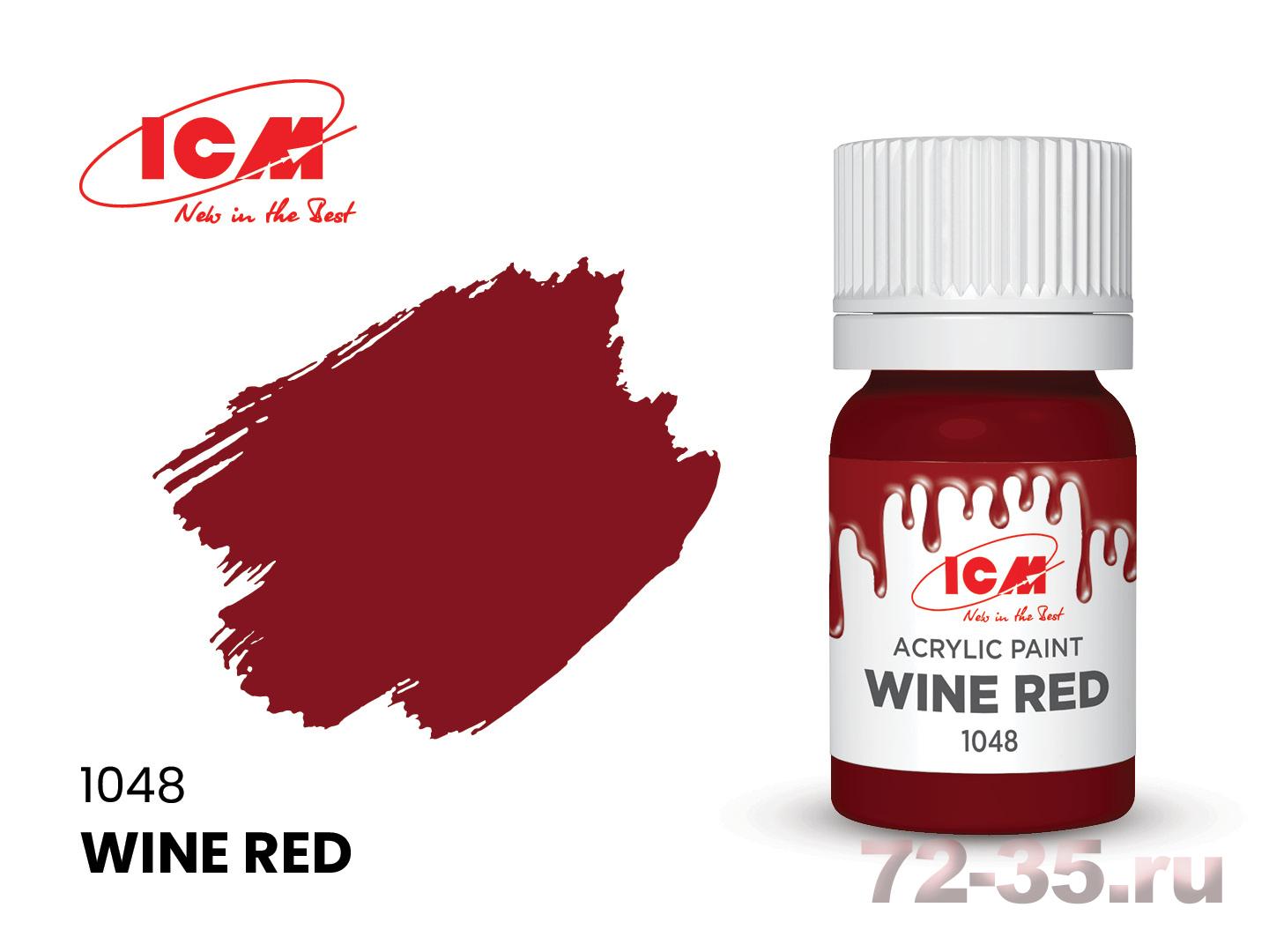 Краска ICM Винно-красный(Wine Red)