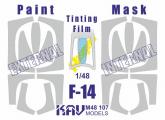 Окрасочная маска на F-14 Profi (Hasegawa)